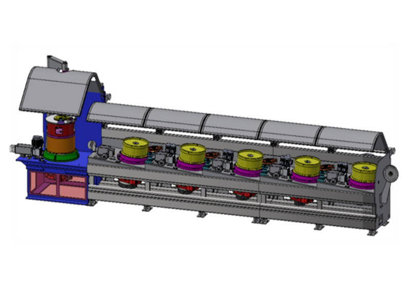 Dry Drawing Dry Wire Drawing Machine With 6 Capstan